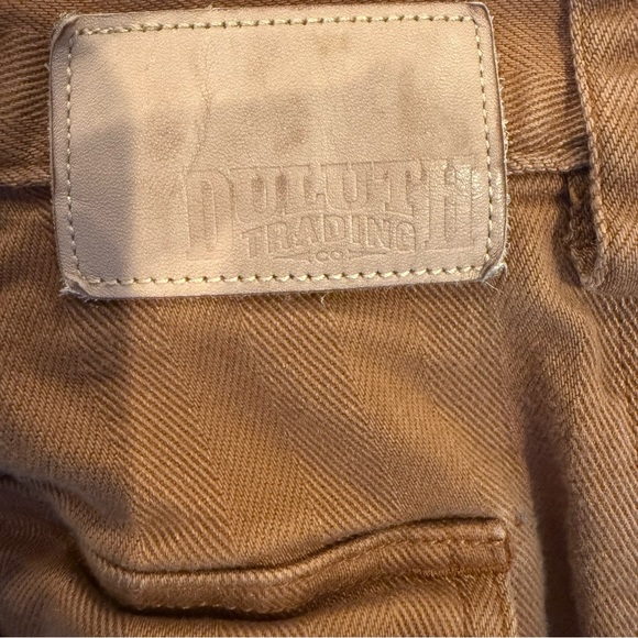 Duluth Trading Co. Women's Size 16 Tan Brown 4 Pocket Pant Straight Leg Cotton - Picture 12 of 12